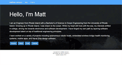 Desktop Screenshot of mpiannucci.com