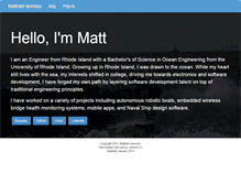 Tablet Screenshot of mpiannucci.com